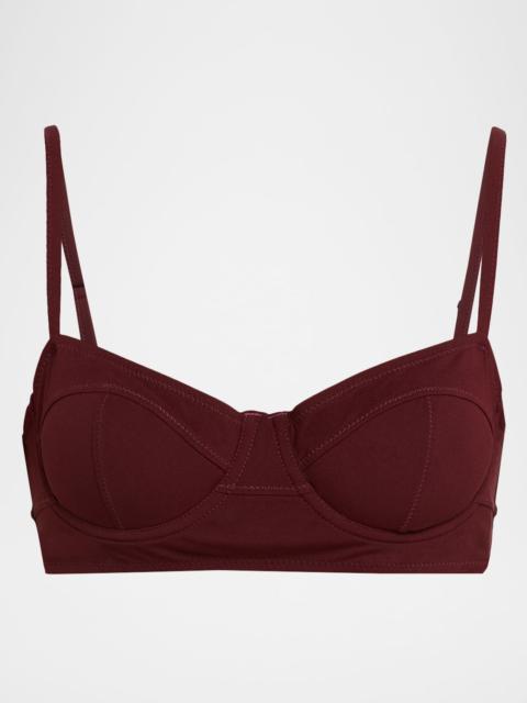 ULLA JOHNSON Zahara Balconette Bikini Top