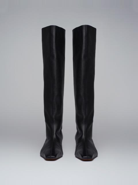 Nanushka PIPPA - Leather knee boots - Black