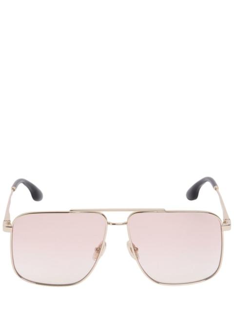 Victoria Beckham V Line metal sunglasses