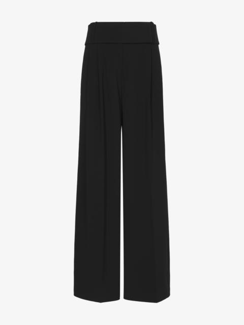 Matte Viscose Crepe Pants