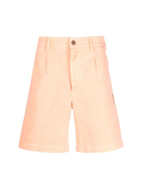 cotton-twill bermuda shorts
