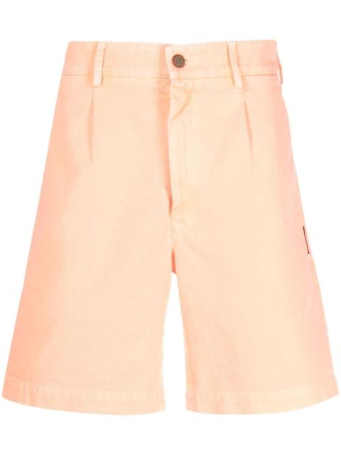 cotton-twill bermuda shorts