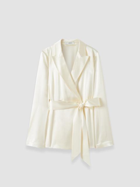 JOSEPH Archer Silk Satin Jacket