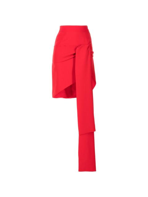 MATICEVSKI tied-front pencil skirt