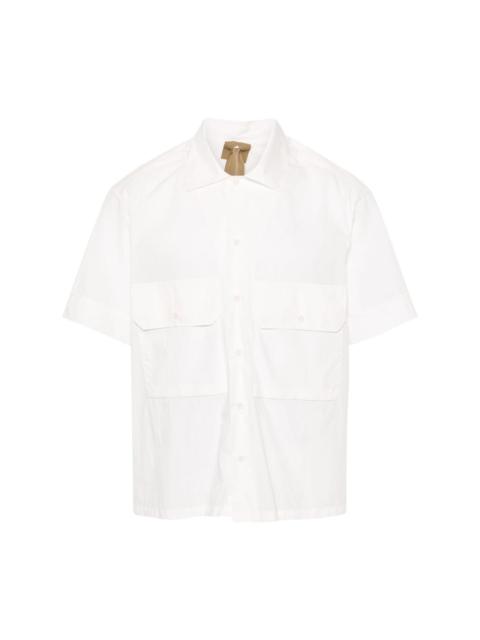 buttoned short-sleeve shirt