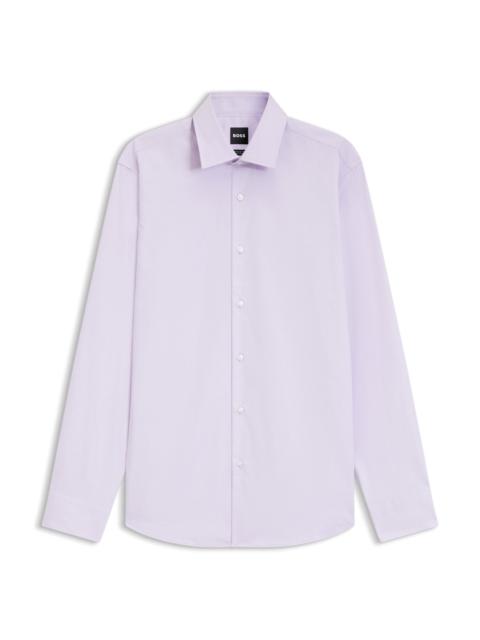 BOSS EASY-IRON REGULAR-FIT SHIRT IN STRETCH COTTON