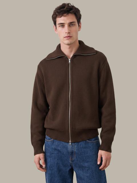 525 america Chris: Cotton Full-Zip Knit Jacket