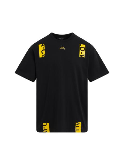 A-COLD-WALL* Node Logo S/S T-Shirt in Black