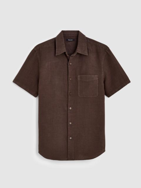 Madewell The Allday Short-Sleeve Shirt in Linen
