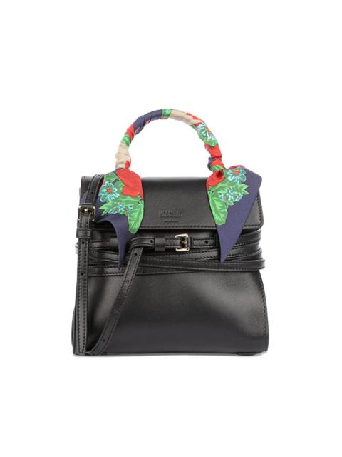 Moschino small Tie Me scarf-detail tote bag