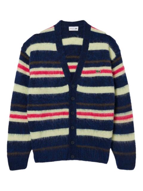 LACOSTE striped cardigan