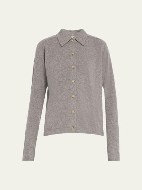 TOTEME Cashmere Knit Button-Front Cardigan