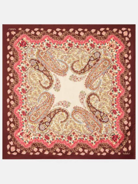 Valentino Printed silk twill scarf