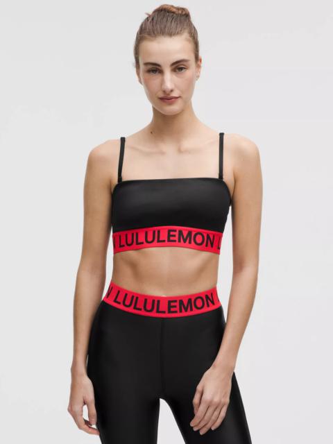 lululemon Satin Shine Logo Train Bra *Light Support, A/B Cup