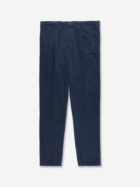 SLOWEAR Tapered-fit cotton and cashmere trousers