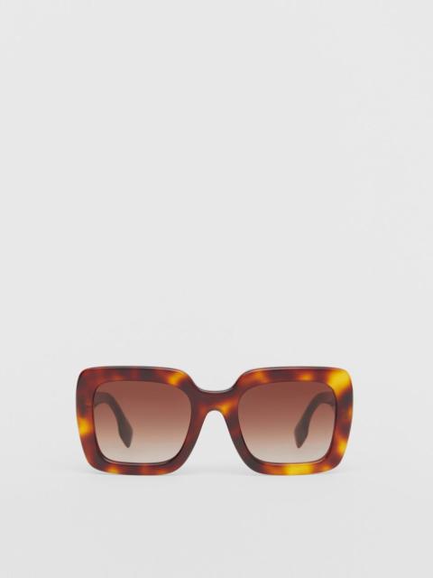Burberry Oversized Square Frame Sunglasses