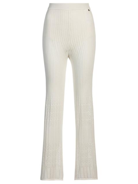 BOSS KNITTED TROUSERS IN STRETCH FABRIC WITH MIXED STRUCTURES