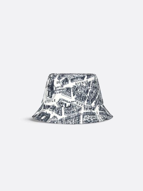 Dior Teddy-D Plan de Paris Reversible Small Brim Bucket Hat