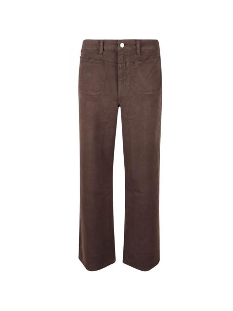 PAIGE patch-pocket straight-leg jeans