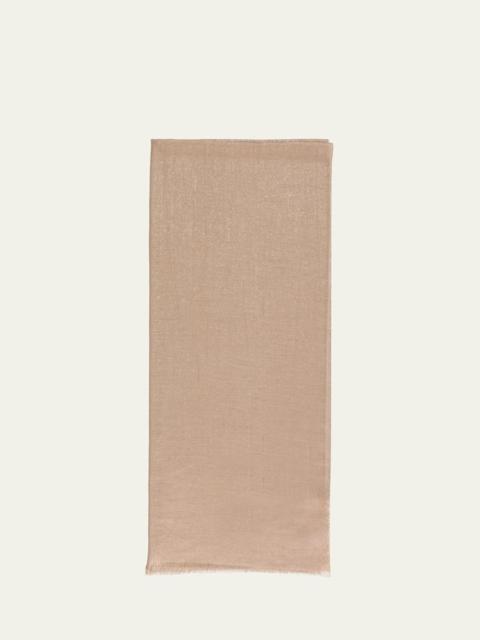 Brunello Cucinelli Sparkling Cashmere & Silk Scarf