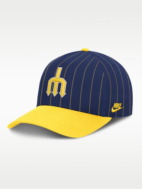 Nike Seattle Mariners Cooperstown Rise Men's Nike MLB A-Frame Adjustable Hat