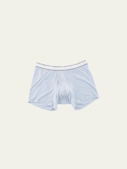 Derek Rose Ethan Stretch Jersey Trunk Boxer Briefs (Longer Leg)