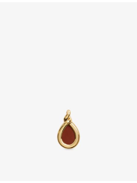 MONICA VINADER Ochre 18ct Yellow Gold Vermeil And Gemstone Pendant