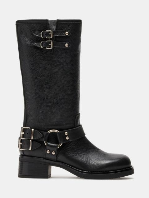 STEVE MADDEN ASTOR BLACK LEATHER