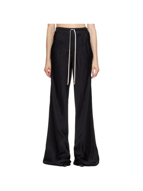 Rick Owens Black Tower Drawstring Bias Trousers