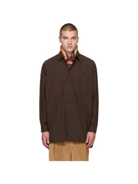 CASEY/CASEY Brown Ikla Pocket Shirt