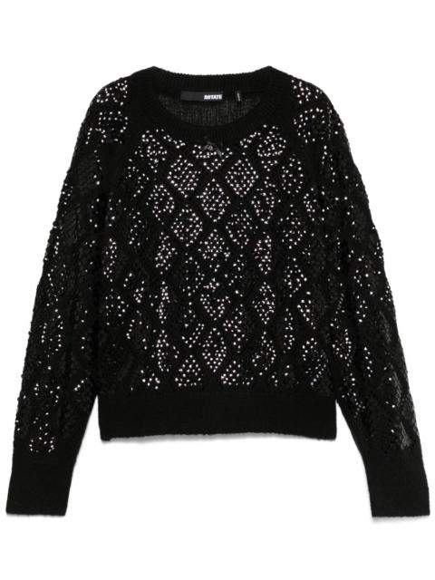 ROTATE sequined sweater
