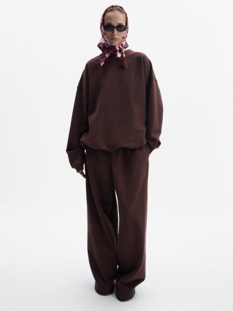MAGDA BUTRYM Relaxed sweatpants in brown