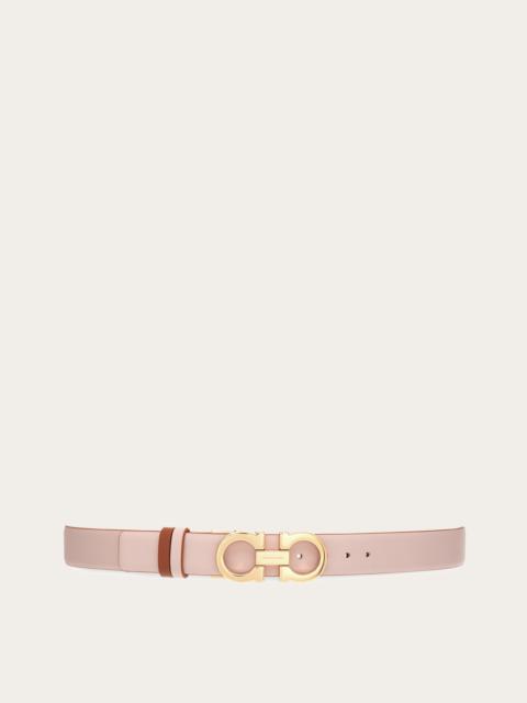 FERRAGAMO Reversible and adjustable Gancini belt