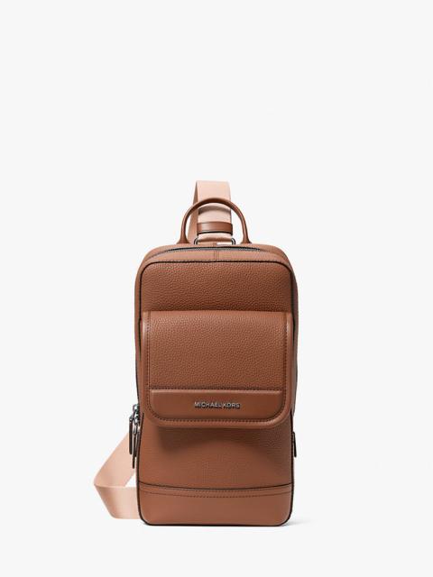 MICHAEL KORS Jet Set Pebbled Leather Sling Pack