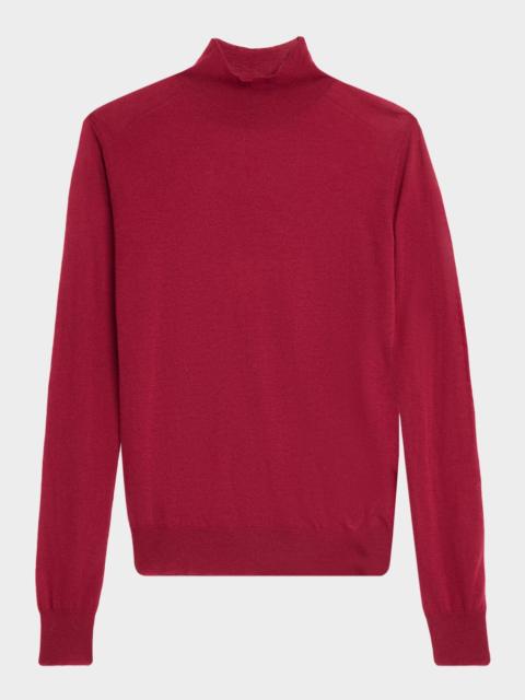 JOSEPH Mock-Neck Cashmere Sweater
