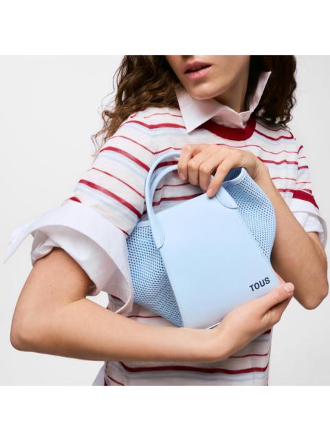 TOUS Small sky blue Tote bag TOUS Tulip Mesh