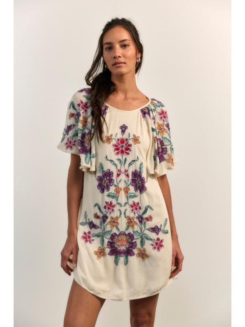 FREE PEOPLE Tropics Beaded Mini Dress