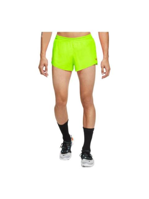 Nike Men's Nike Solid Color Moisture Wicking Running Sports Shorts Fluorescence Yellow CJ7838-702