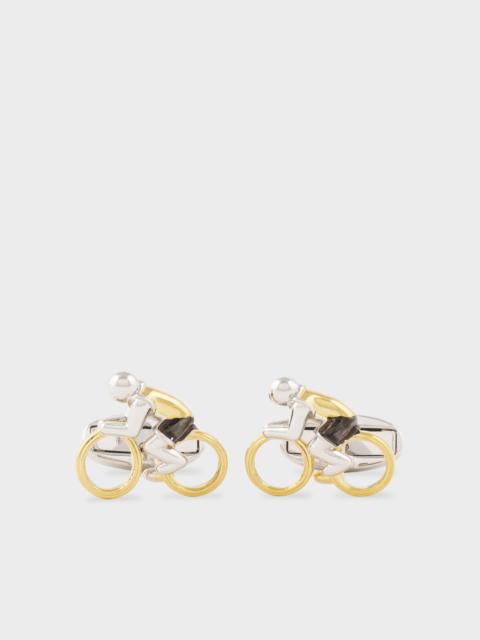 Mixed Metal 'Cycle' Cufflinks