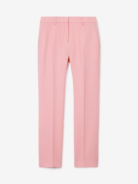 Grain De Poudre Wool Tailored Trousers