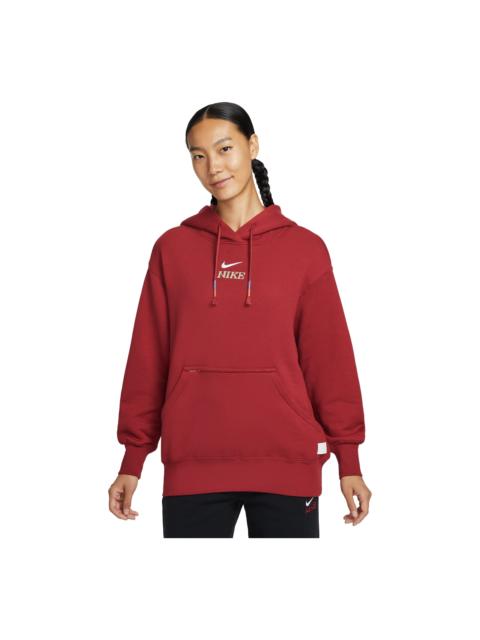 Nike (WMNS) Nike Sportswear Fleece Hoodie Asia Sizing 'CNY Pegasus' IQ3826-613
