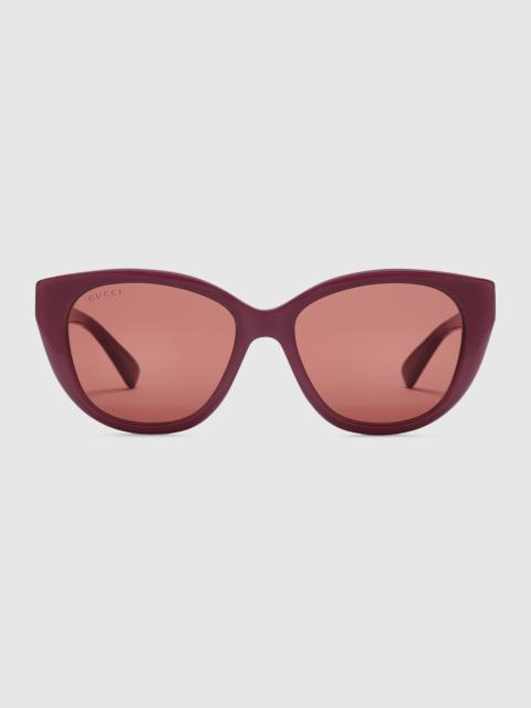 GUCCI Cat-eye frame sunglasses