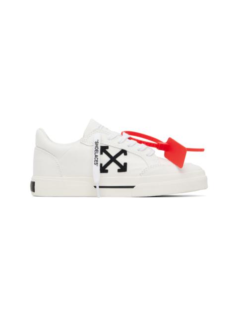 Off-White White Vulcanized Low Canvas Sneakers
