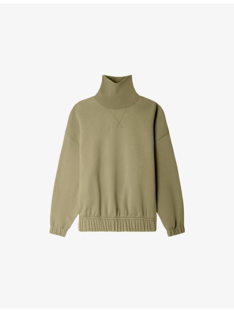 soeur Gregoire High-Neck Cotton-Fleece Sweatshirt
