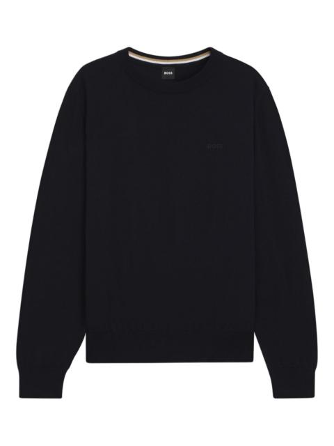 BOSS logo crew-neck sweatshirt