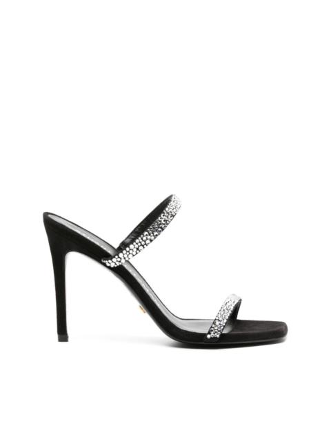 Aleena Royale 100mm rhinestone mules