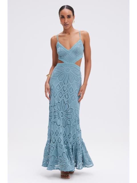 CROCHET MIDI DRESS