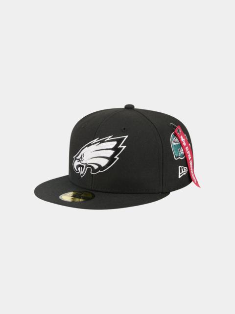 ALPHA INDUSTRIES PHILADELPHIA EAGLES X ALPHA X NEW ERA 59FIFTY FITTED CAP
