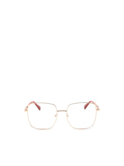 Moschino square full-rim glasses