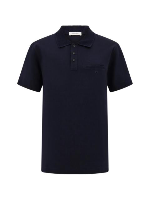 FERRAGAMO Ferragamo Gancini-embroidered Cotton Polo Shirt